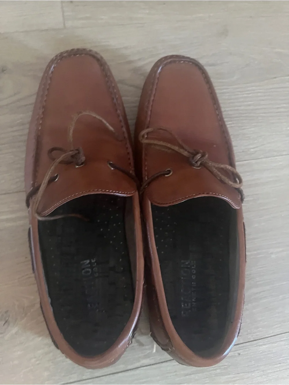 Kenneth Cole “Over the Moon” Leather Driving Loafers Slip on Shoes Men’s Size 10